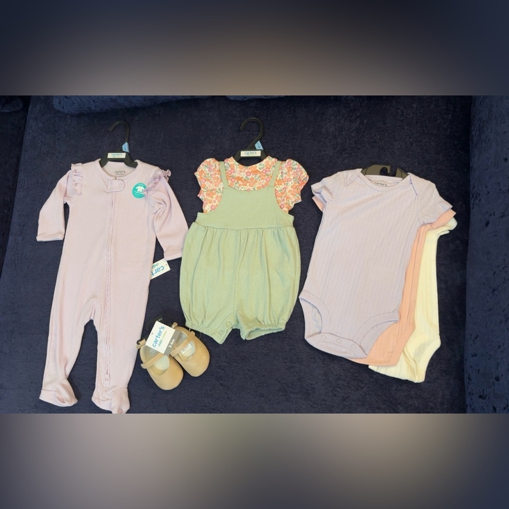 Adorable Baby Outfit Set in Pastel Colors Bundle